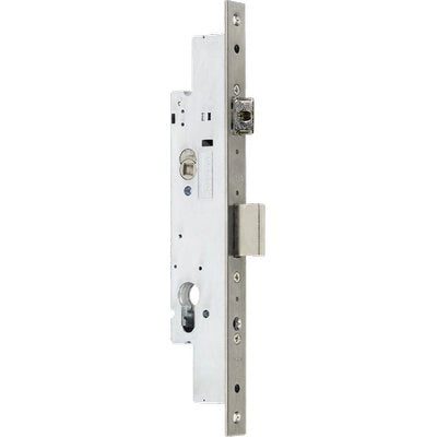 SERRATURA MONTANTE INFILARE 49225 CISA - B.Q INOX F.MM 25 F.SAGOM M1 SCR+Q8 E.MM 35- 1 pezzi
