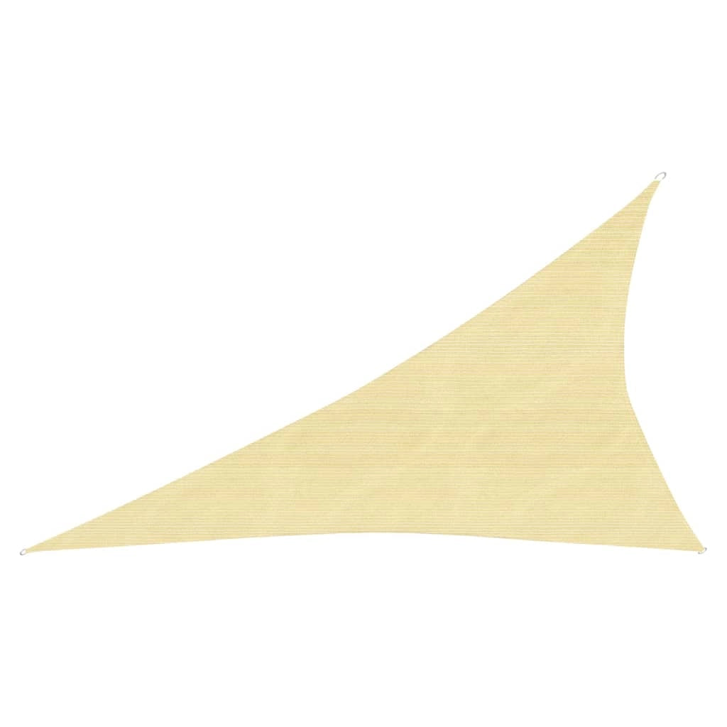 Vela ombreggiante 160 g/m² HDPE 3 x 4 x 5 m beige 02_0008973