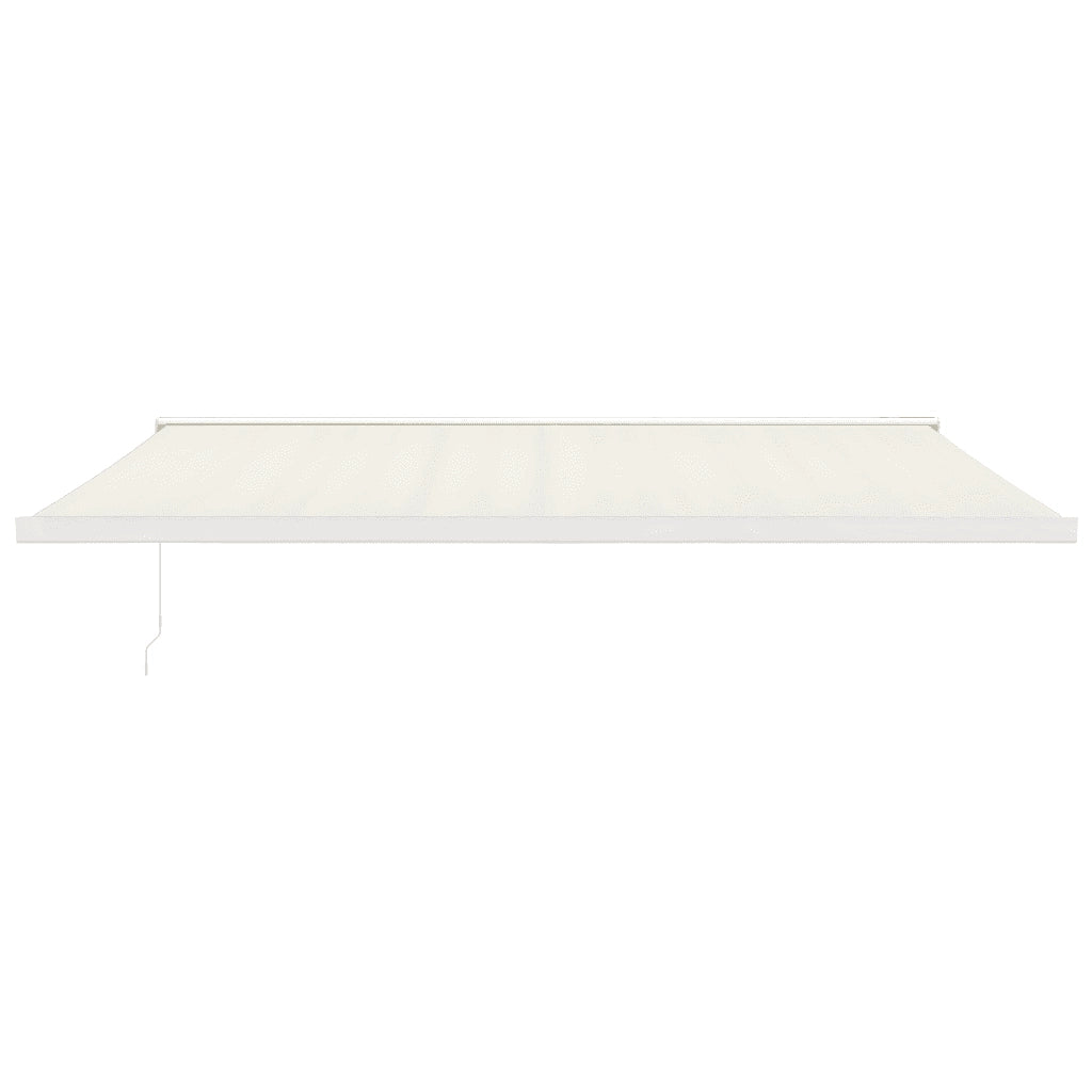 Tendada Sole Retrattile Crema 5x3 m in Tessuto e Alluminiocod mxl 93609