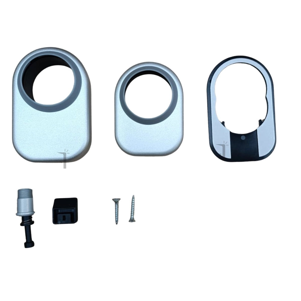 Adattatore HCS in alluminio con set canotto per porte in cristallo