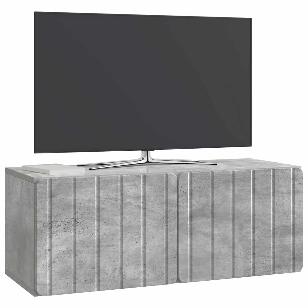 Mobile Porta TV da Muro 78,5 x 31 x 30 cm Grigio Cemento 898378