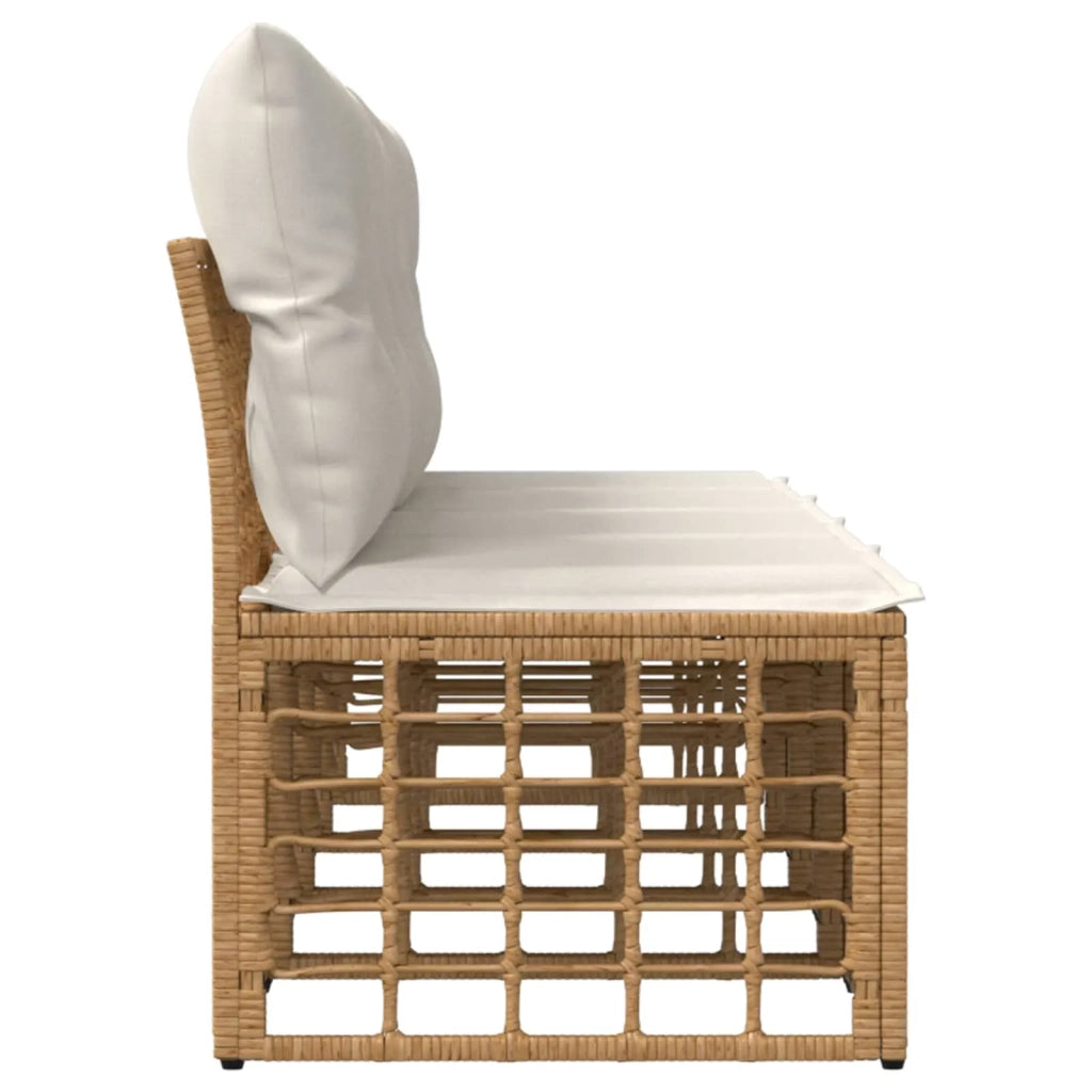 Divano da Giardino 4 Posti Senza Braccioli 4 pcs