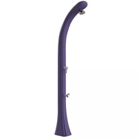 Doccia Solare In Polietilene Happy One Con Lavapiedi Colore Viola Cv-F120/4005