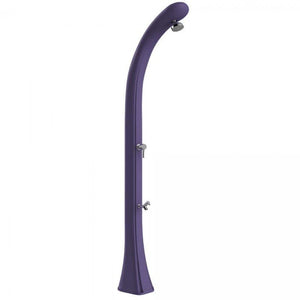 Doccia Solare In Polietilene Happy One Con Lavapiedi Colore Viola Cv-F120/4005