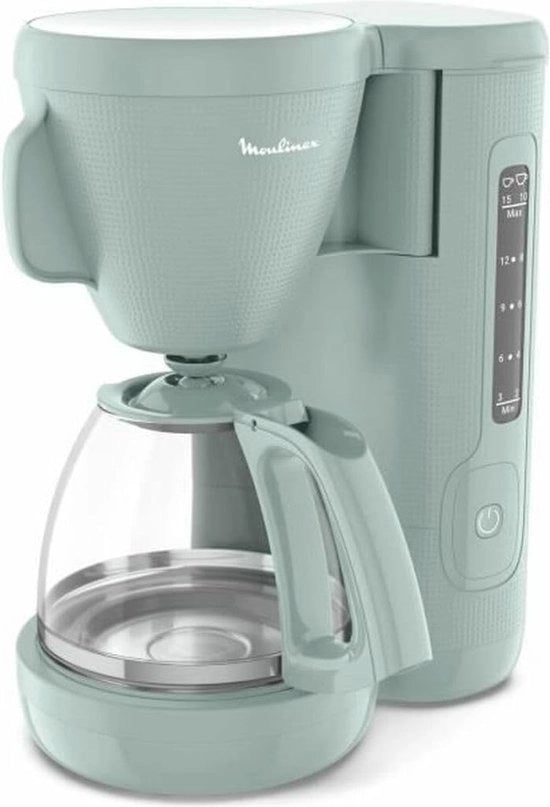Caffettiera con filtro permanente, serbatoio d'acqua e funzione di riscaldamento - 1,25 L