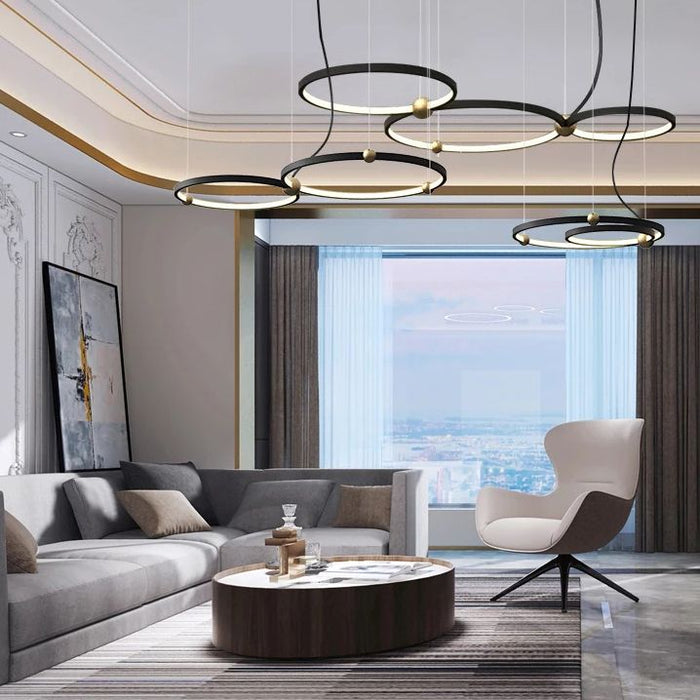 Lampada Black Ring 3 Led + Pilota APP752-30-40-50