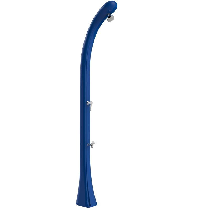 Doccia Solare In Polietilene Happy One Con Lavapiedi Colore Blu Cv-F120/5003
