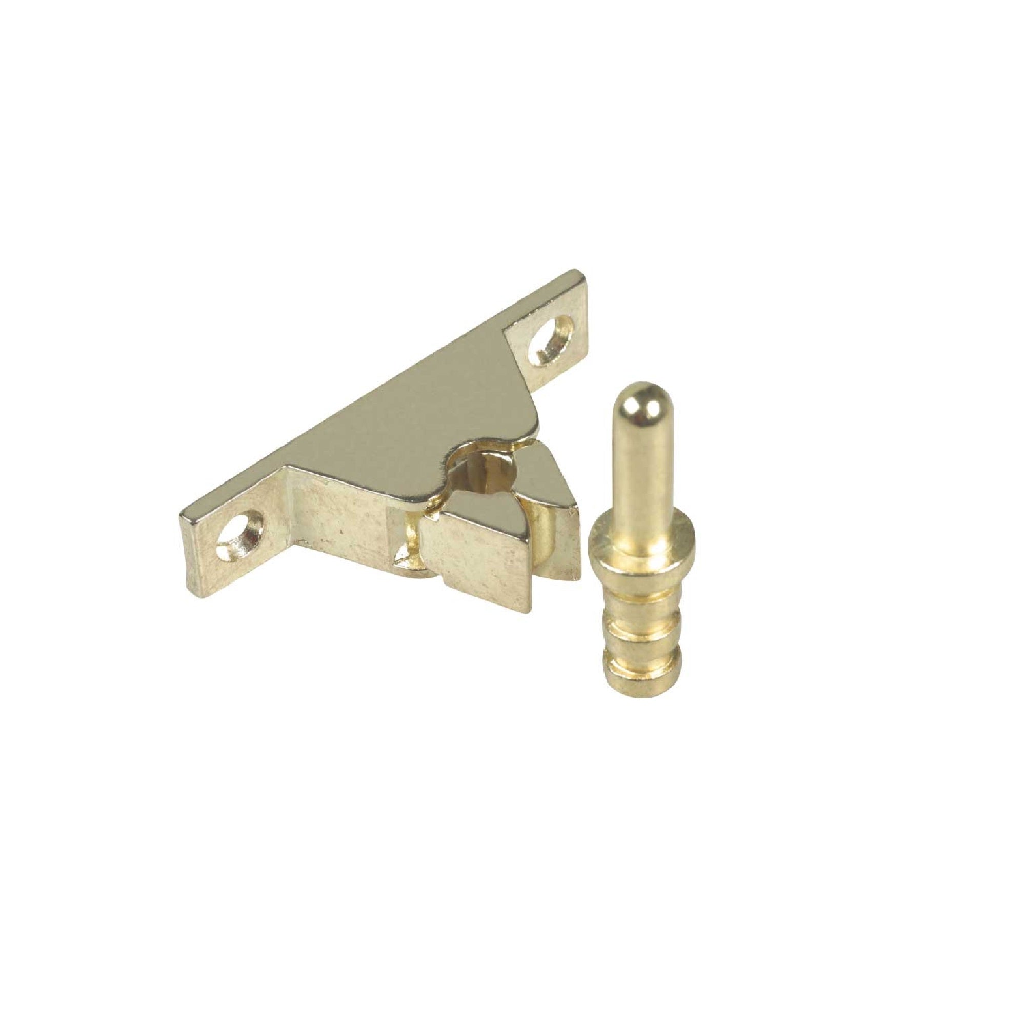 Fermaporta a pinza con incontro a piombare cromato bronzato ottonato bussola porta OTTONATO