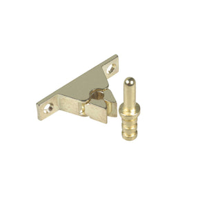 Fermaporta a pinza con incontro a piombare cromato bronzato ottonato bussola porta OTTONATO