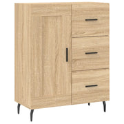 Credenza | Madia | Buffet da pranzo | Armadio da pranzo Rovere Sonoma 69,5x34x90 cm in Legno Multistrato