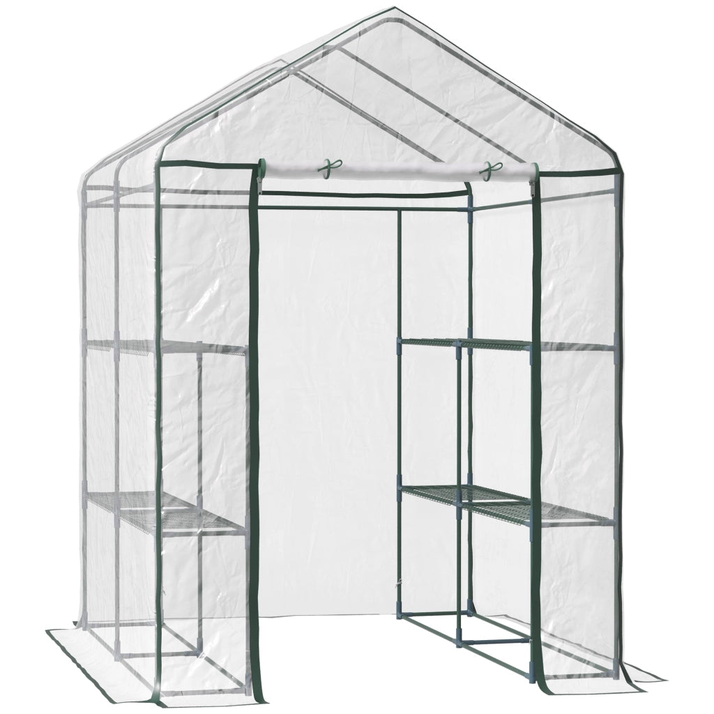 Serra da Giardino in PVC Trasparente 143x143x195 cm