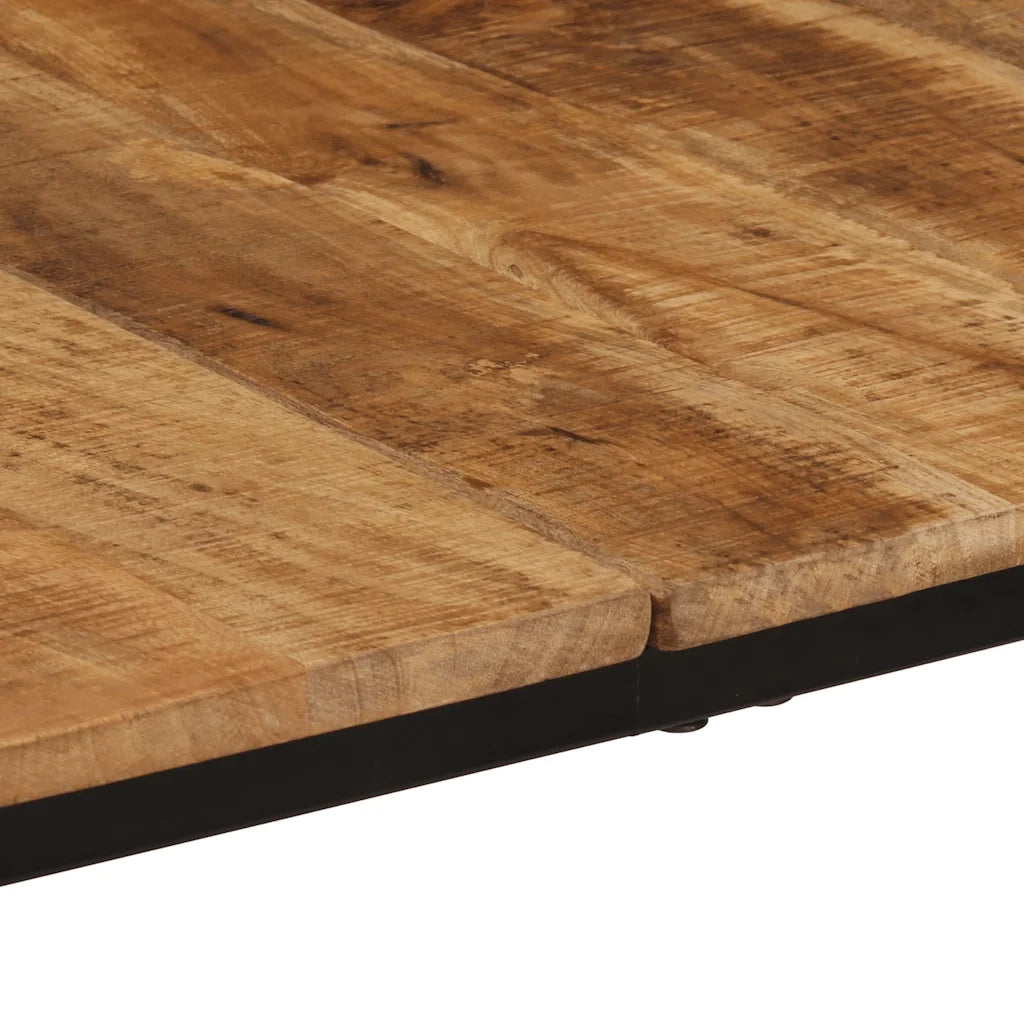 Tavolo da Pranzo 180x90x75 cm in Legno Massello di Mango Grezzo 373606