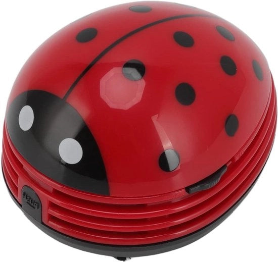 Pulitore di pavimento mini per taglierini - Aspirapolvere portatile Ladybird Cartoon.