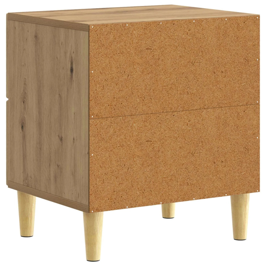 Comodino Rovere Artigianale 43 x 34,5 x 48 cm