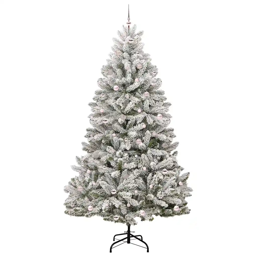 Albero di Natale | Decorazioni natalizie artificiale con 300 LED Verde e Bianco 270 cm