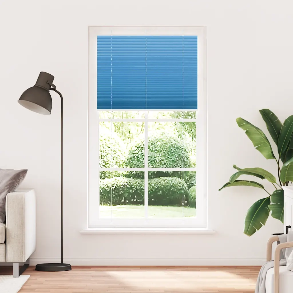 Tenda Plissettata | Tenda pliss¨¨ Blu 110x200 cm Larghezza Tessuto 109,4 cm
