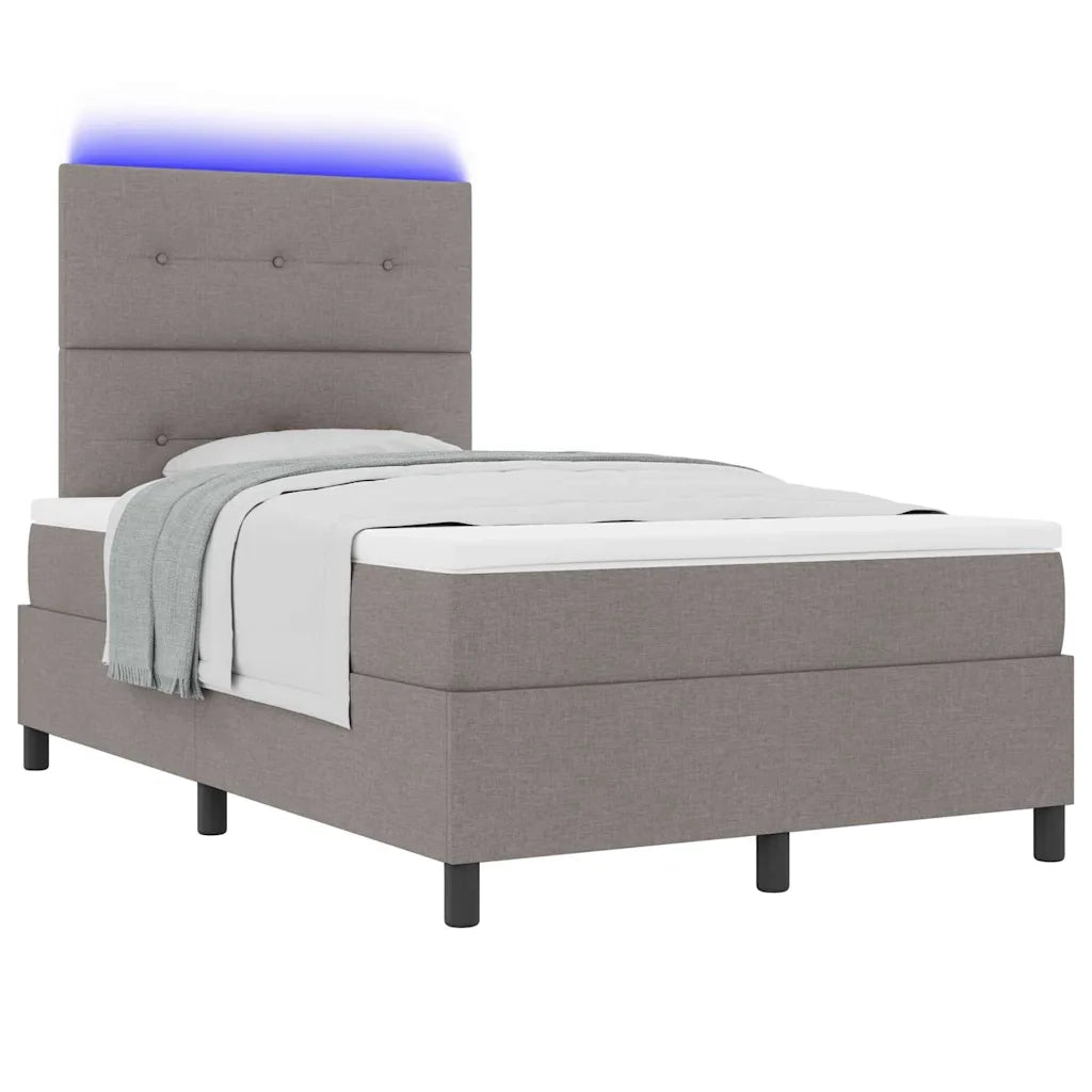 Letto a molle con materasso con led Talpa 120 x 190 cm Tessuto