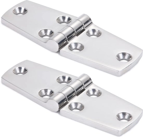Serrature in acciaio inox per porte marine - Hardware in acciaio inossidabile - 2 pezzi - 38 mm x 102 mm