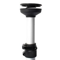 Portabiciclette telescopico per 2 bici da 20 kg 160-340 cm, regolabile con bracci girevoli 360°