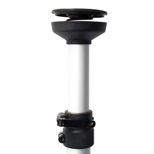 Portabiciclette telescopico per 2 bici da 20 kg 160-340 cm, regolabile con bracci girevoli 360°