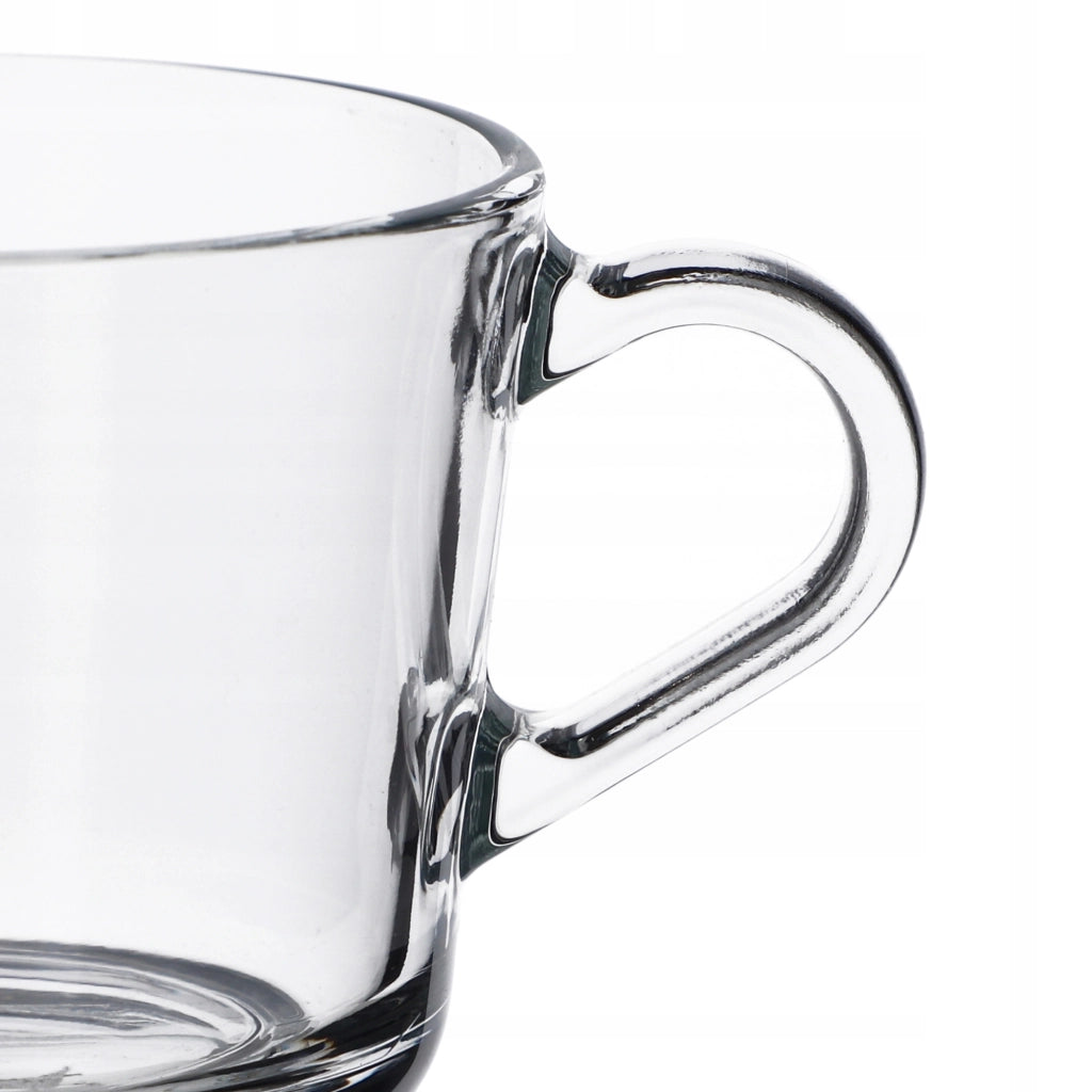 Set di 6 tazze da caffè/tè KADAX con manico, 270 ml, per bevande.