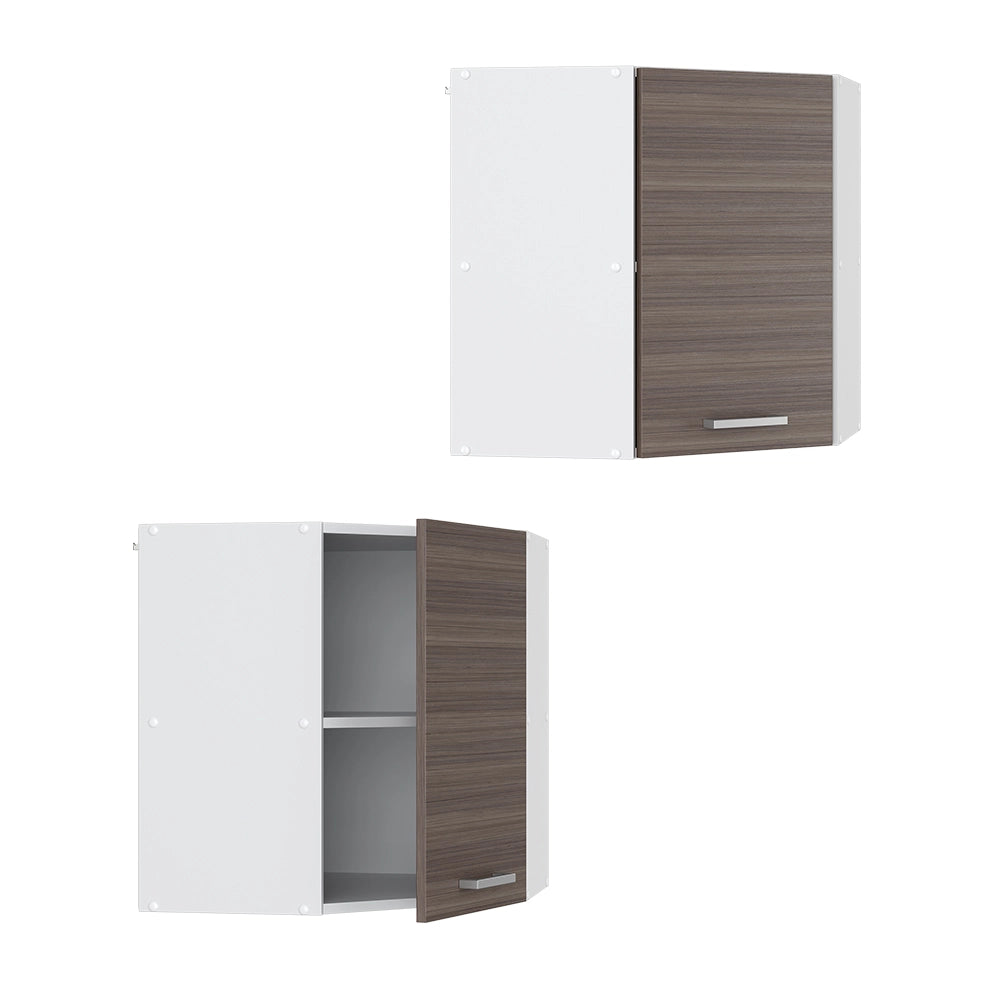 Vicco Pensile universale Grigio 57 cm Pensile ad angolo con anta