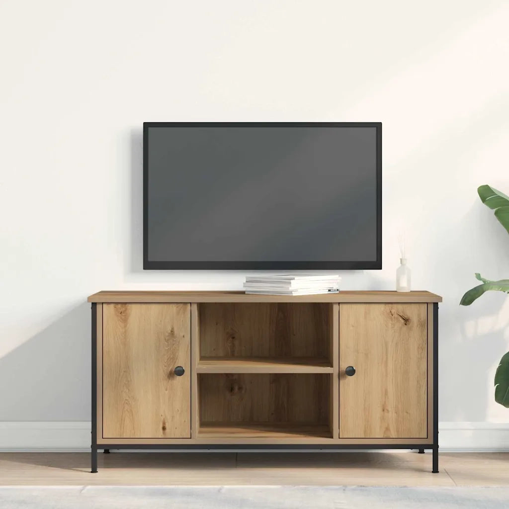 Mobile TV rovere artigianale 100 x 40 x 50 cm Legno multistrato 862140