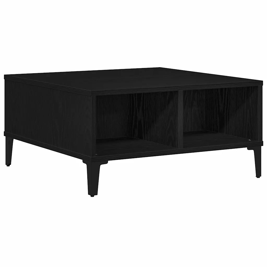Tavolino da salotto Rovere Nero 60 x 60 x 30 cm 862589