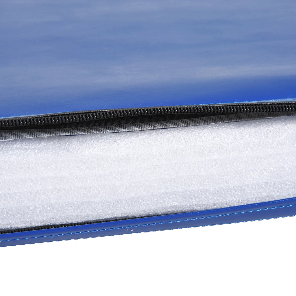 Tappetino Ginnastica Pieghevole Antiscivolo 180x60x5 cm Materassino Fitness Blu