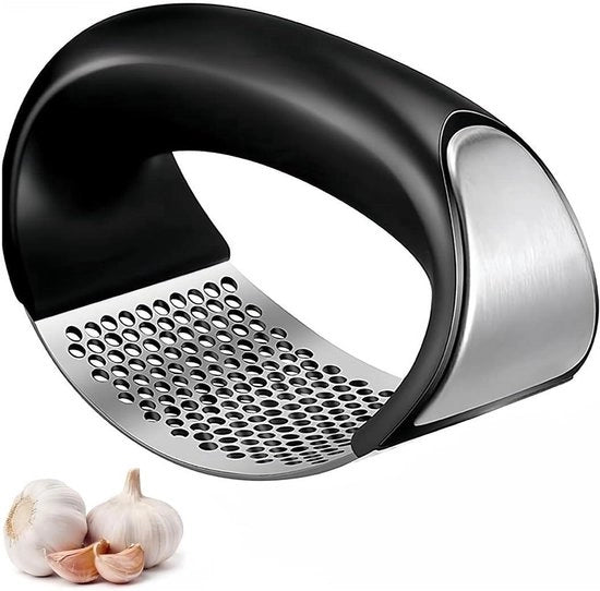 Assemini di aglio e affettatrice - innovazione in cucina - acciaio inossidabile