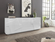 Mobile PING L 224.1 x H 86 x P 44.2 cm bianco lucido