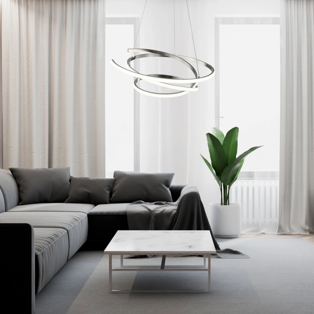 Lampadario LED Rabalux Esilda 42W cromo satinato 4000K
