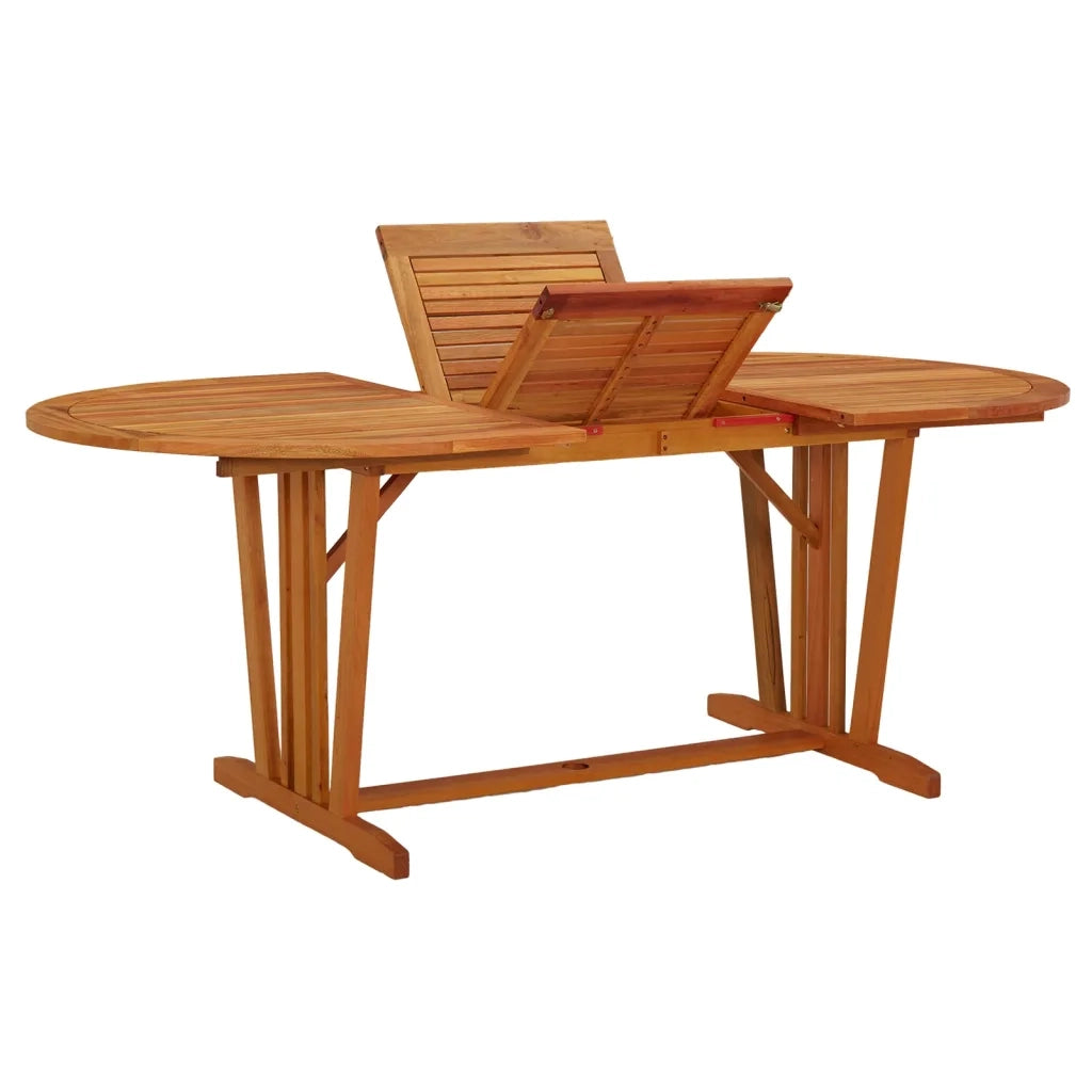 Tavolo da Giardino | Tavolino da esterno 200x100x75 cm in Legno Massello di Eucalipto