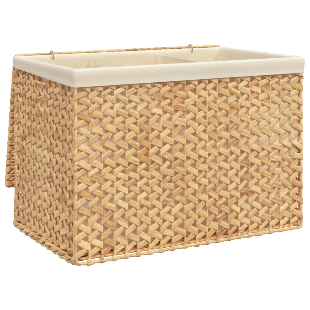 Cesto Portabiancheria a 3 Sezioni 75x42,5x52cm Giacinto d'Acqua 355184