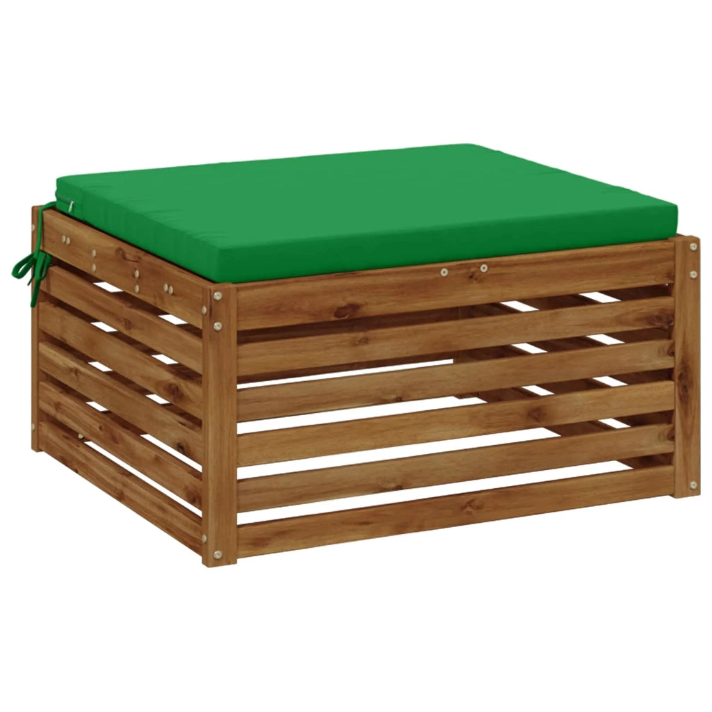 Cuscino per Sedia in Unico Pezzo SOEST 100% Poliestere Verde 944857
