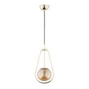 Lampada a sospensione EL-DORADO sfera oro E14 Alfa