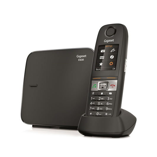 Gigaset e630 telefono dect nero identificatore di chiamata - S30852 H2503 C101