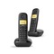 Telefono cordless gigaset a170 duo l36852h2802k101 black dect display alfanum. monoc., id chiamate, 10 suonerie, rubrica 50 nomi