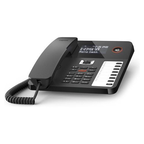 Telefono filo con segreteria desk800 am black