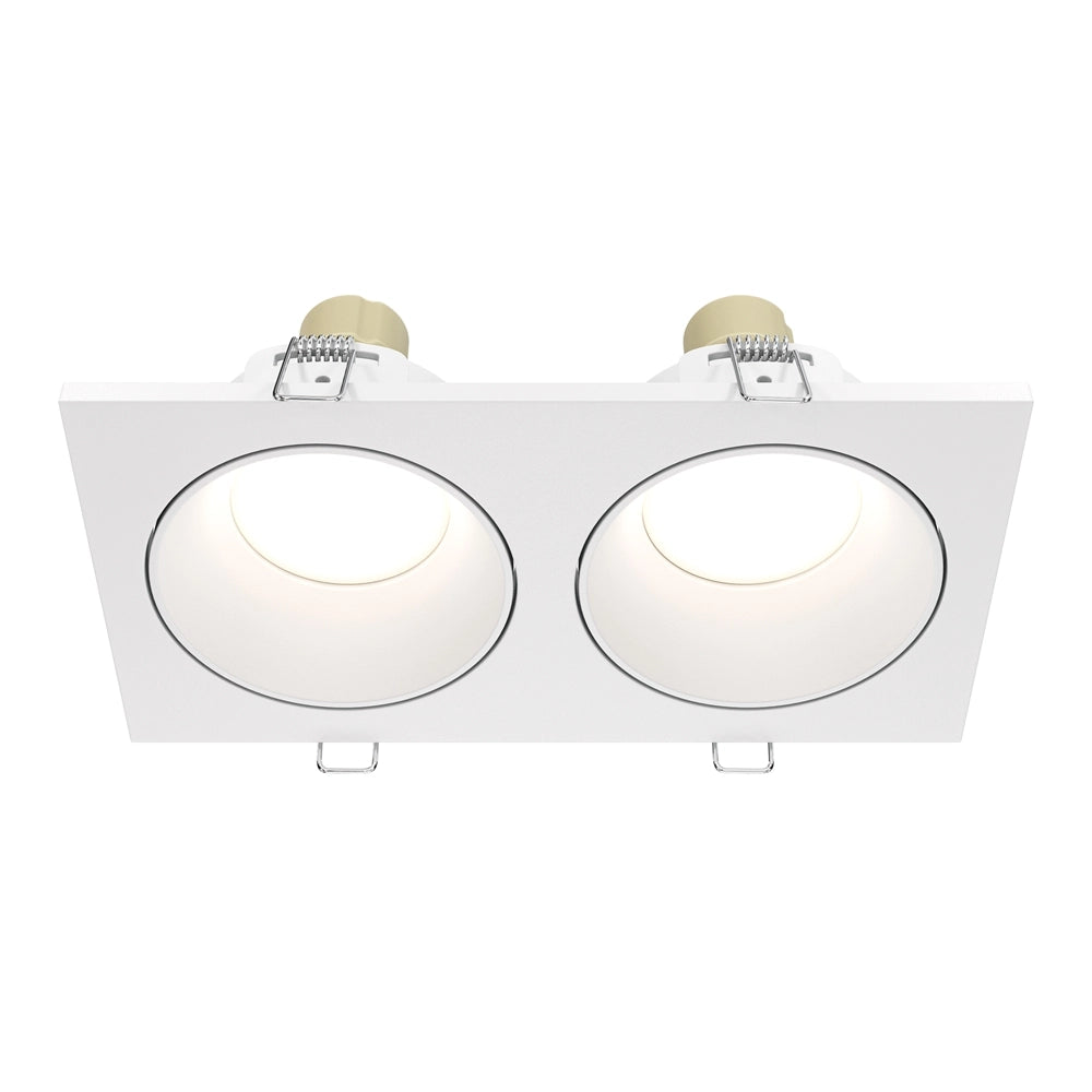 Maytoni Zoom faretto incasso soffitto 2xGU10 IP65 bianco