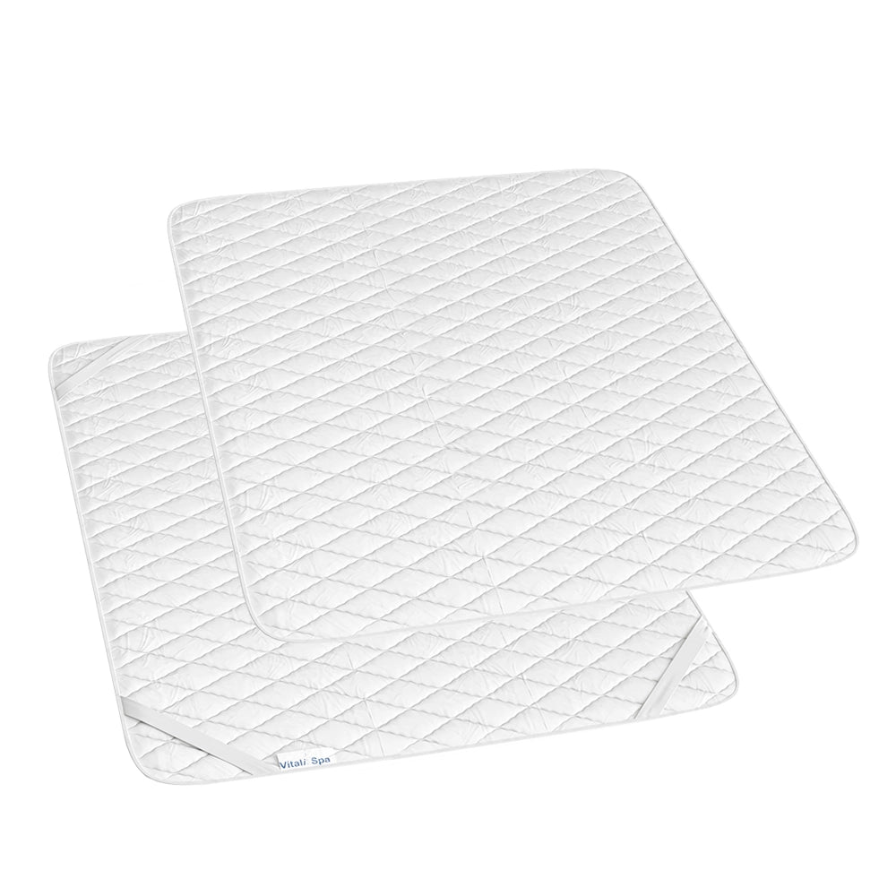 Vitalispa Сoprimaterasso Bianco 160 x 200 cm Cuciture
