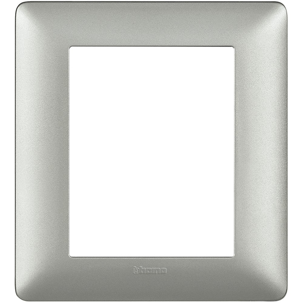 Placca Bticino Matix 3+3 moduli silver AM4826MSL