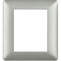 Placca Bticino Matix 3+3 moduli silver AM4826MSL