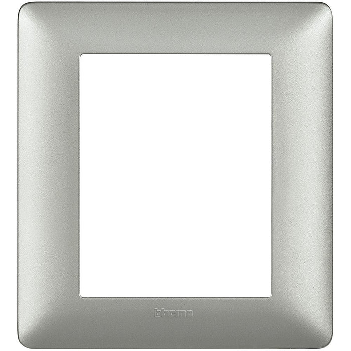 Placca Bticino Matix 3+3 moduli silver AM4826MSL