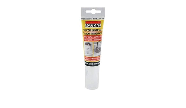 SILICONE UNIVERSALE IN BLISTER SOUDAL 60 ml - Nero - SOUDAL