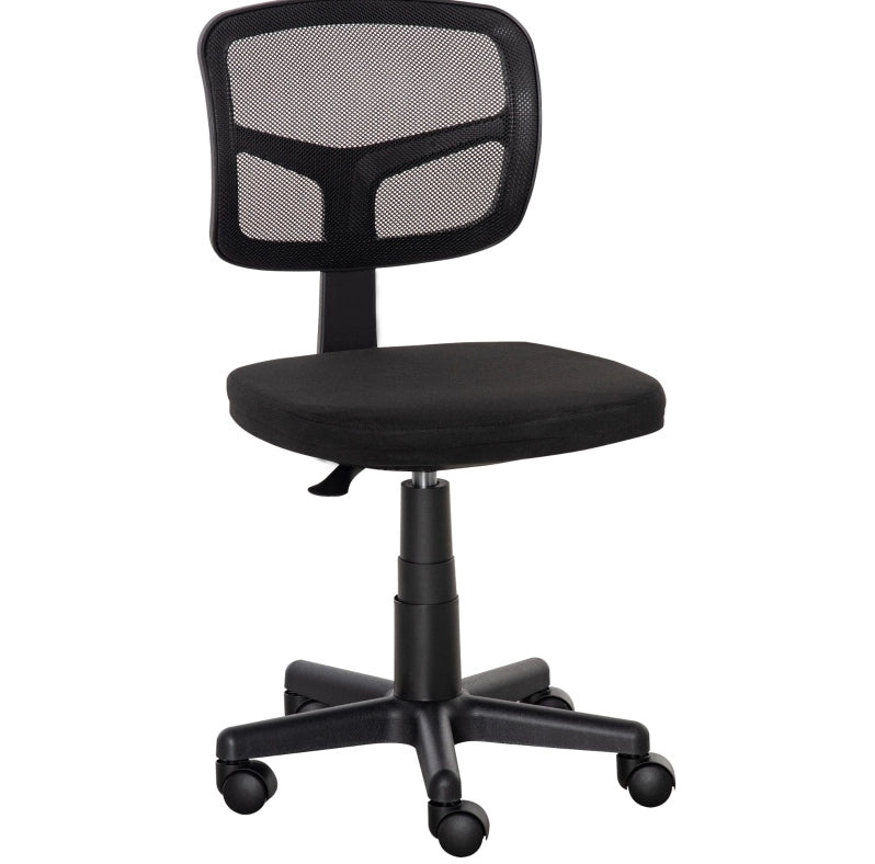 Sedia da ufficio ergonomica nera regolabile