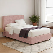 Wigan, Letto Matrimoniale Sfoderabile Made in Italy, Rosa