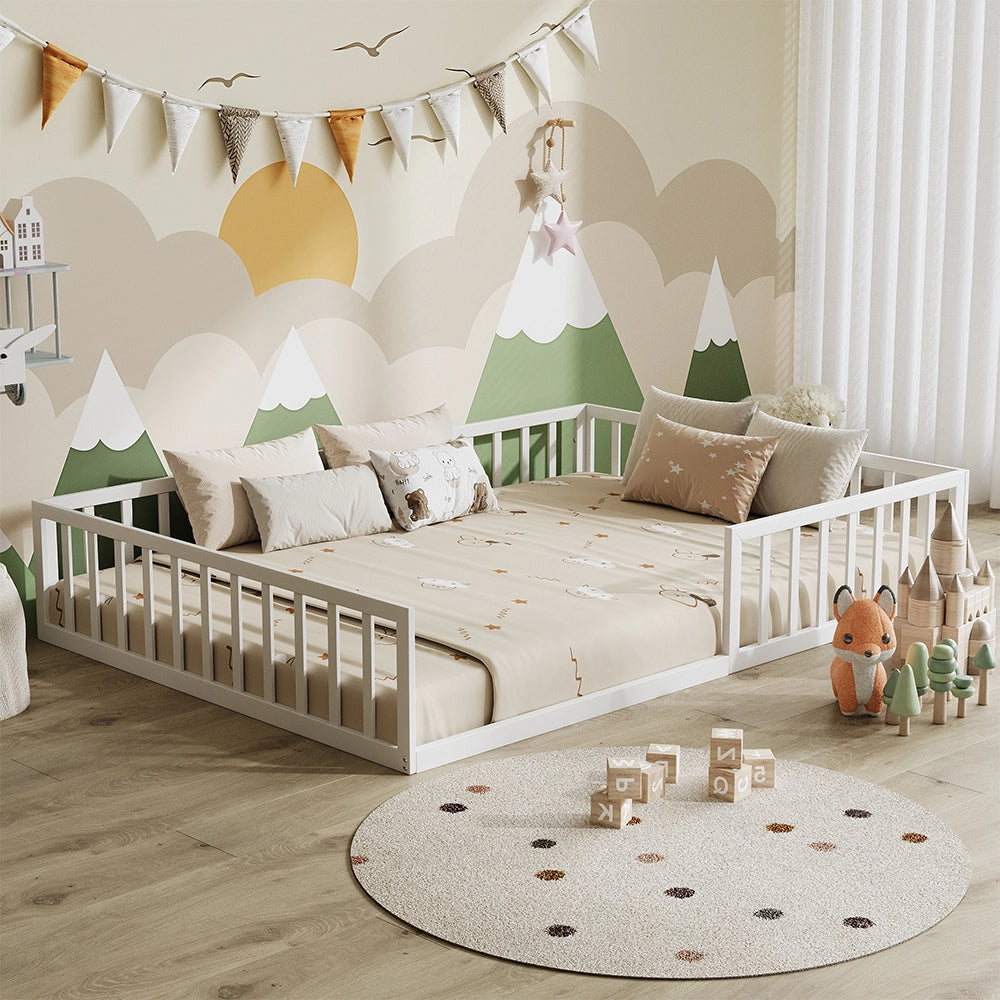 Vitalispa Letto per bambini Bianco 205 x 145 cm senza materasso