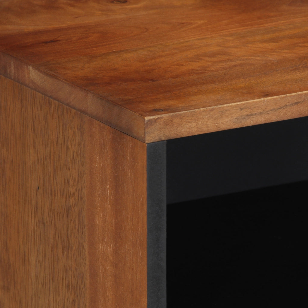 Mobile TV Miele bruno Legno massello di mango, MDF 80 x 33 x 46 cm