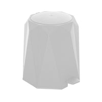 Pattumiera da Bagno a Pedale 6 Lt Moderno Diamond Colore: Bianco